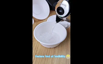 Испытание уплотнения компостируемой чаши